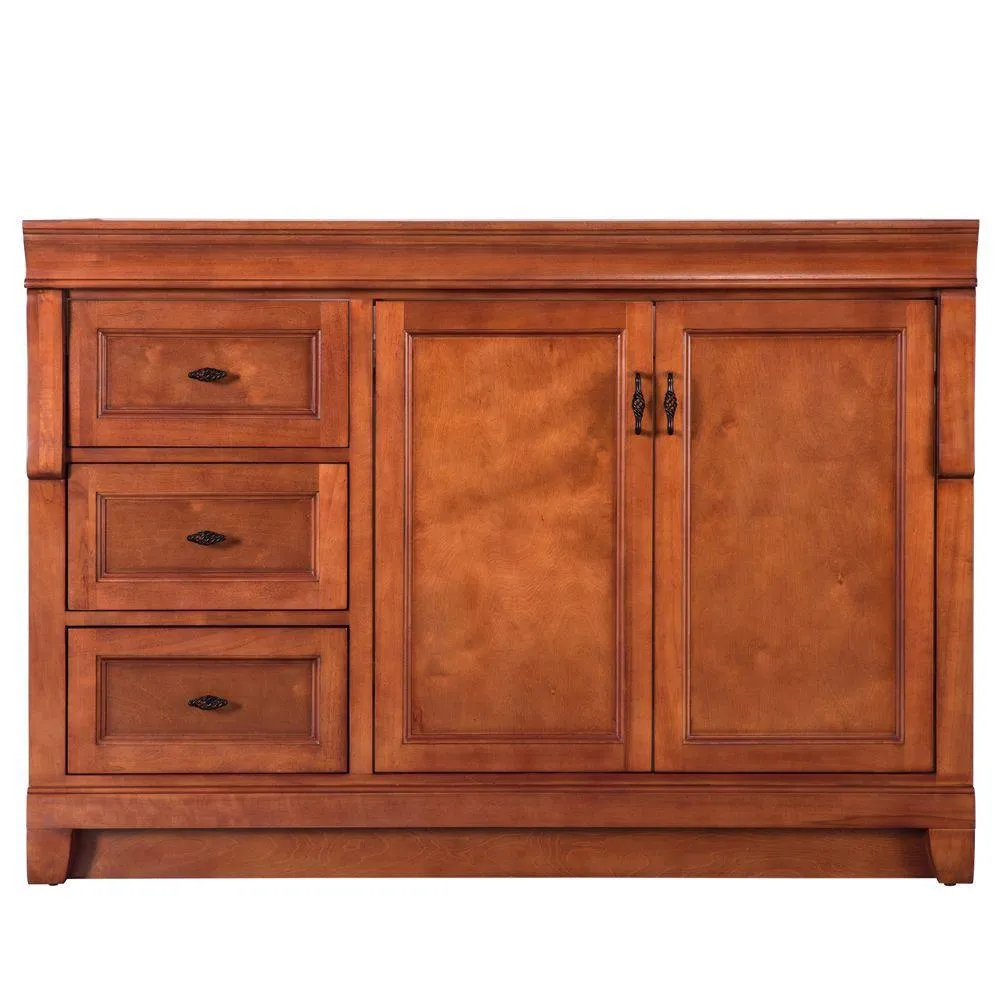 Naples 30 in. W Bath Vanity Cabinet Only in Distressed Grey with Right Hand Drawers, photo 23 of 44