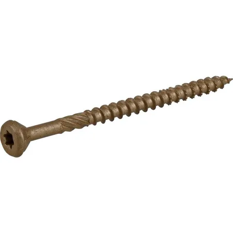 Exterior Wood Screws, #10 x 3 in. - 5 lbs Box