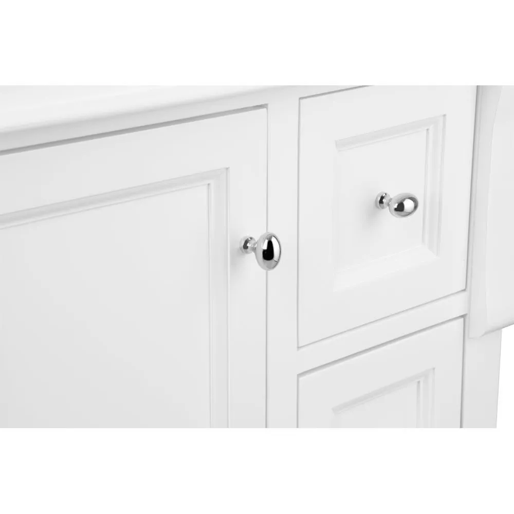 Naples 24 in. W x 21.63 in. D Bath Vanity Cabinet Only in White, photo 6 of 41