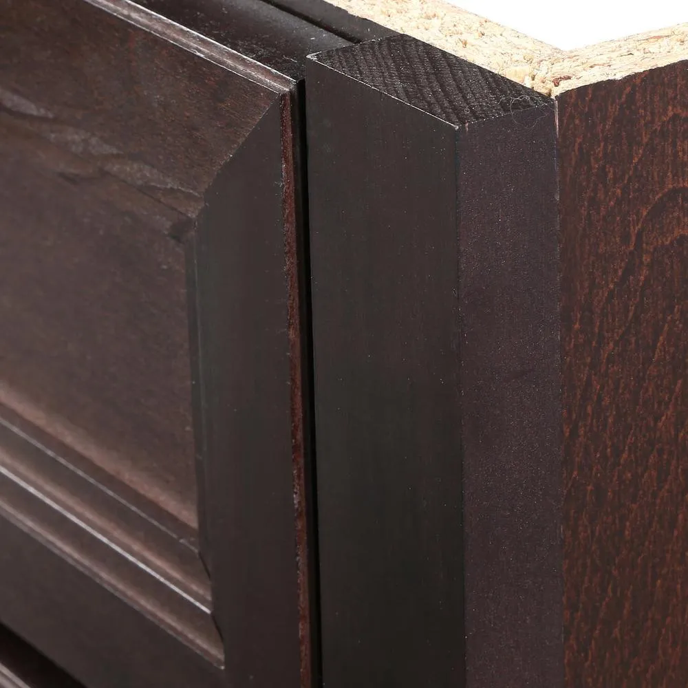 Brinkhill 36 in. W x 34 in. H x 22 in. D Bath Vanity Cabinet Only in Chocolate, photo 6 of 51