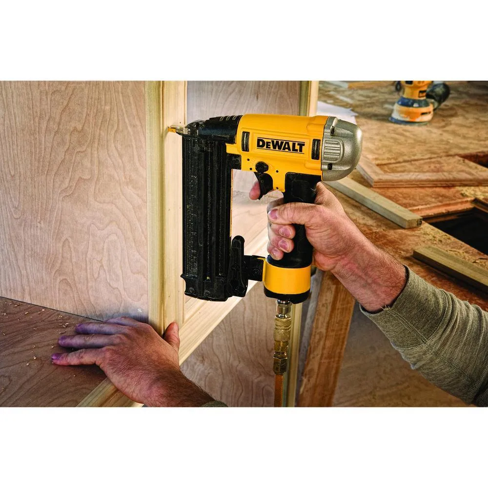 DEWALT 18-Gauge Brad Nailer and 6 Gal. Heavy Duty Pancake Electric Air Compressor Combo Kit with Bonus Pin Nailer, photo 9 of 10