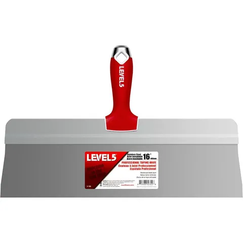 16 in. Stainless Steel Big Back Taping Knife with Soft Grip Handle