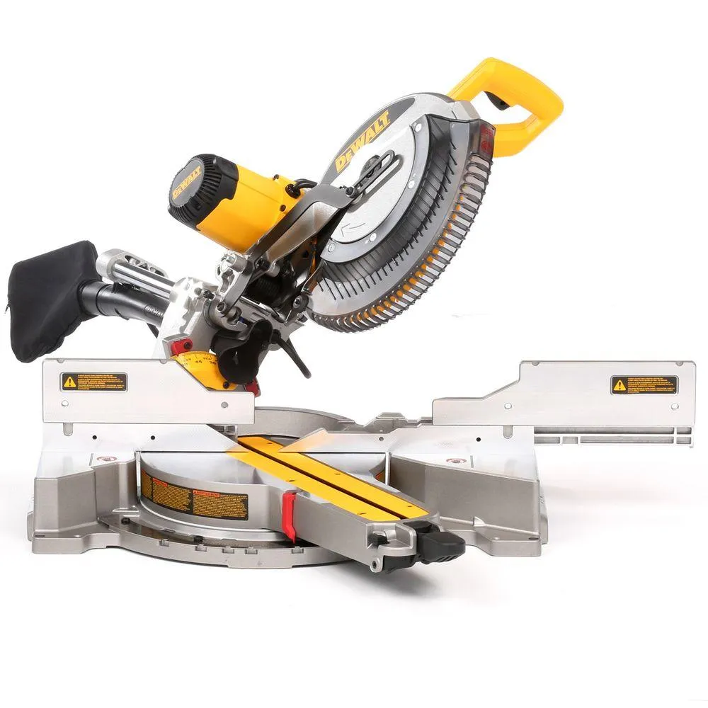 DEWALT 15 Amp Corded 12 in. Sliding Miter Saw with Bonus Heavy-Duty Miter Saw Stand, photo 7 of 14