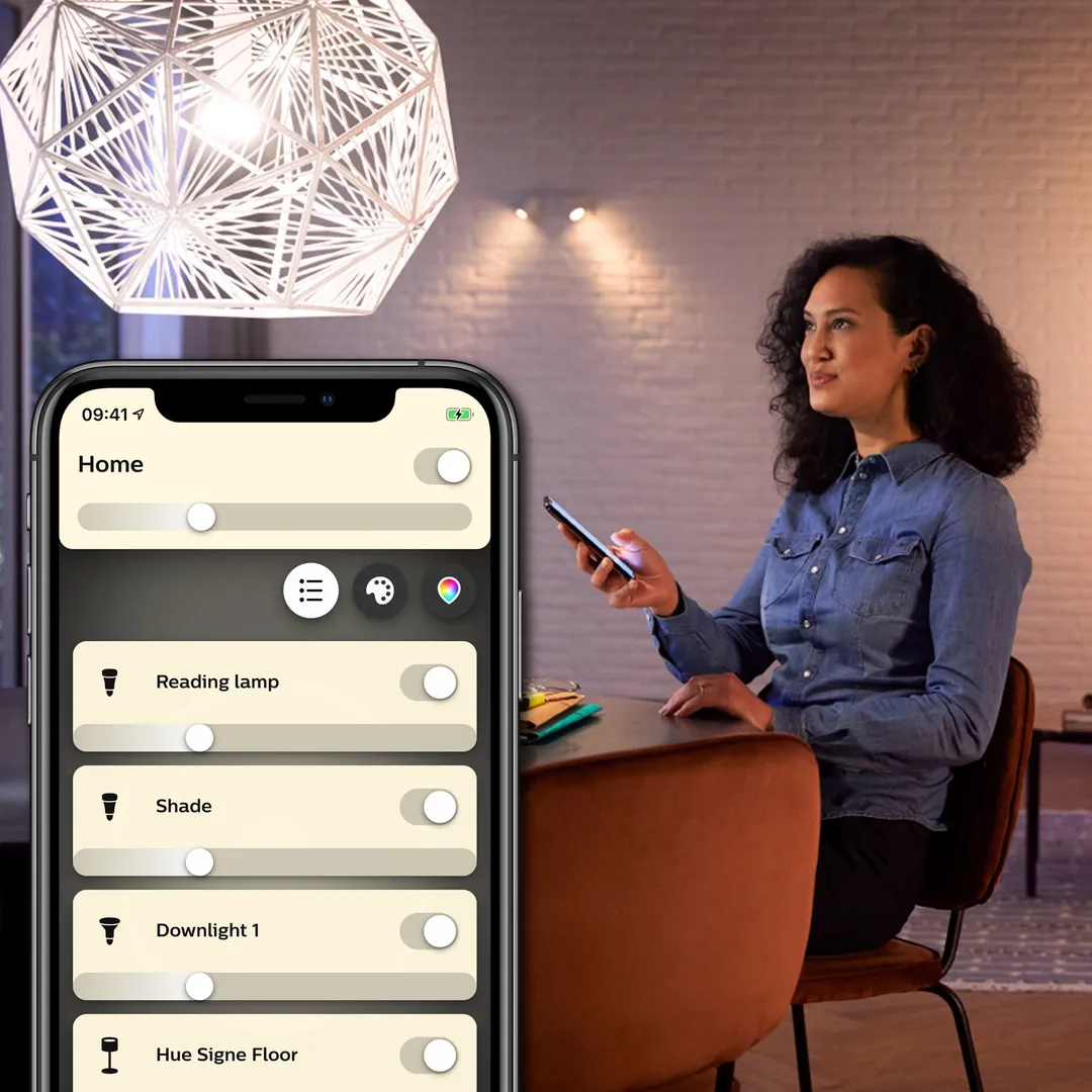 Philips Hue White Ambiance A19 LED Bulb, 60W Equivalent, Dimmable Smart Wireless, E26 Base, 800 Lumens, photo 3 of 5