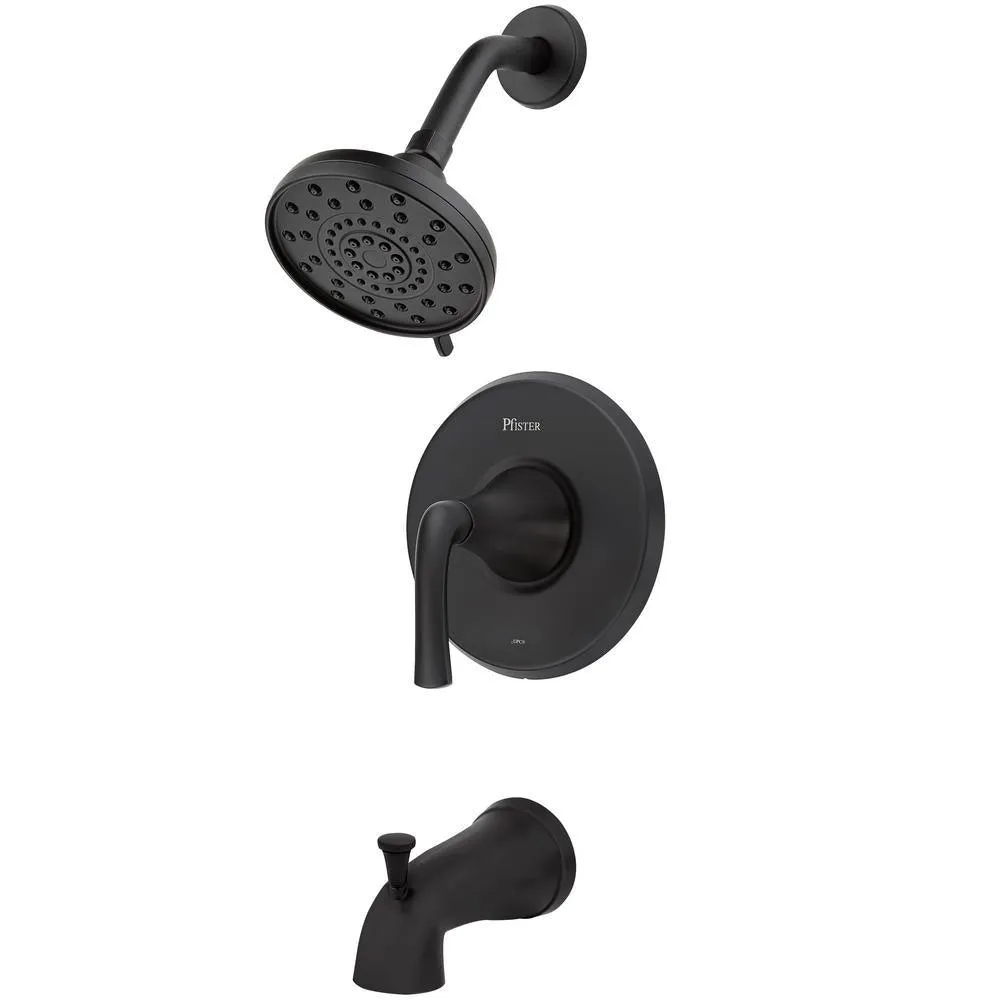Pfister Ladera Single-Handle 3-Spray Tub and Shower Faucet in Spot Defense Brushed Nickel (Valve Included), photo 4 of 6