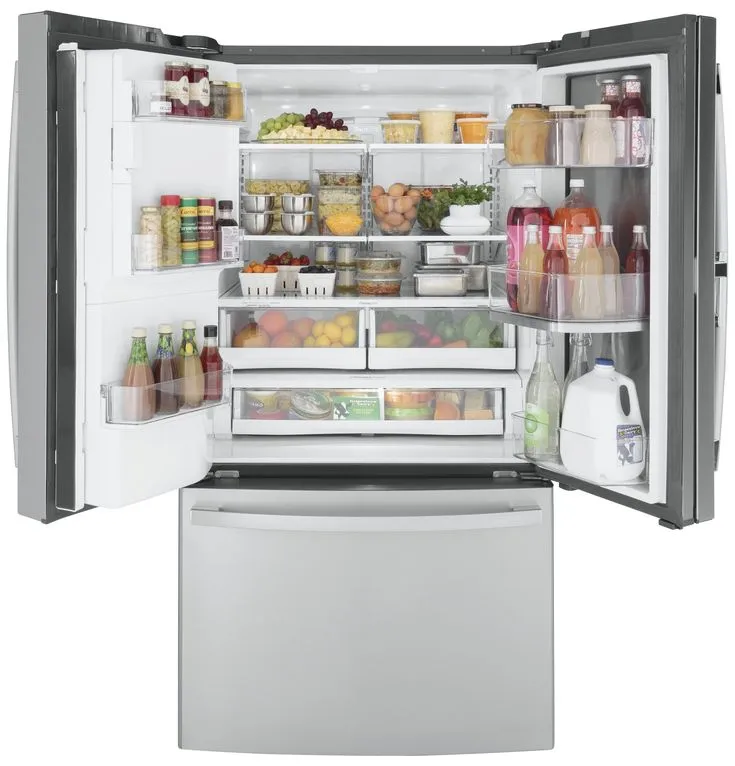 GE 27.8-cu ft French Door Refrigerator with Ice Maker and Door within Door (Fingerprint-Resistant Stainless Steel), photo 6 of 8