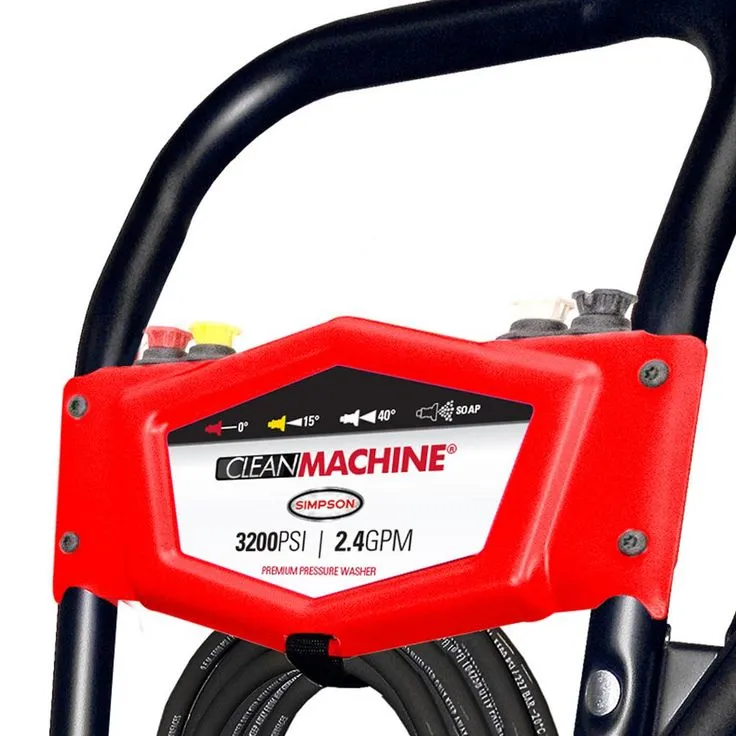 Simpson Clean Machine by SIMPSON CM61082 3200 PSI at 2.4 GPM 196cc Cold Water Residential Gas Pressure Washer, photo 5 of 7