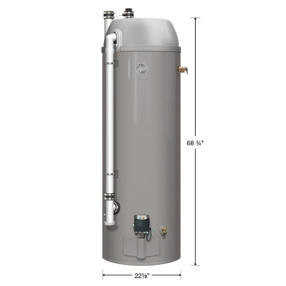 Performance 48 Gal. Tall 6 Year 40,000 BTU Natural Gas Power Direct Vent Tank Water Heater, photo 2 of 5
