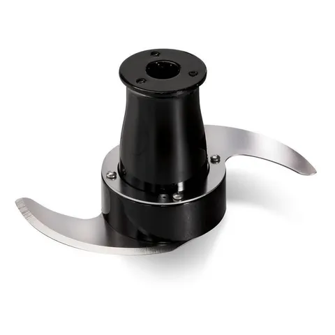Stack and Snap 12-Cup 3-Speed Stainless Steel and Black Food Processor