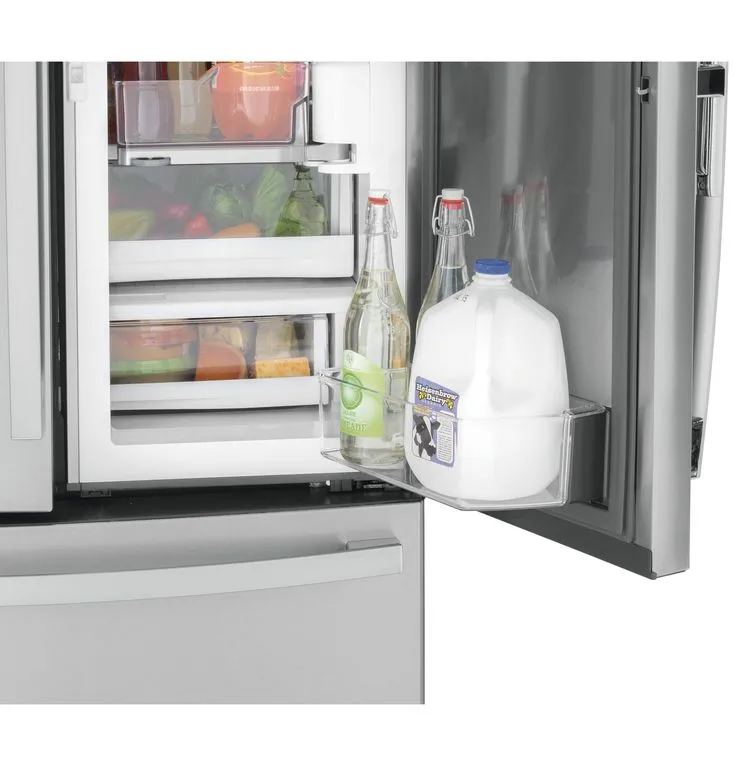 GE 27.8-cu ft French Door Refrigerator with Ice Maker and Door within Door (Fingerprint-Resistant Stainless Steel), photo 3 of 8