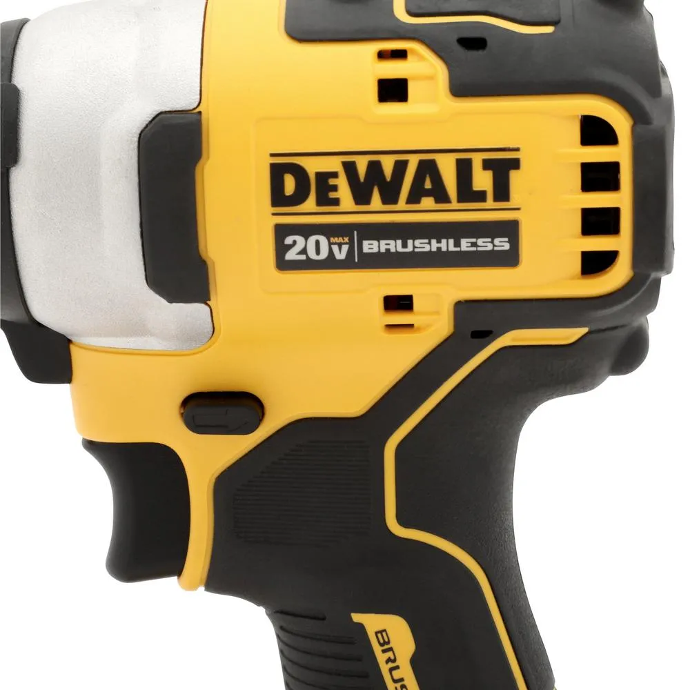 DEWALT ATOMIC 20-Volt MAX Lithium-Ion Brushless Cordless Compact Drill/Impact Combo Kit (2-Tool) 2 Batteries 1.3Ah and Charger, photo 7 of 14