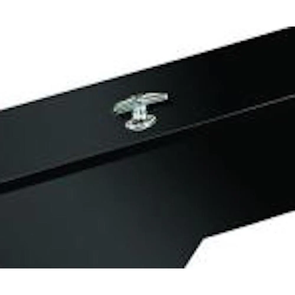 Lund 48 in Matte Black Steel Wheel Well Truck Tool Box with mounting hardware and keys included, photo 2 of 2