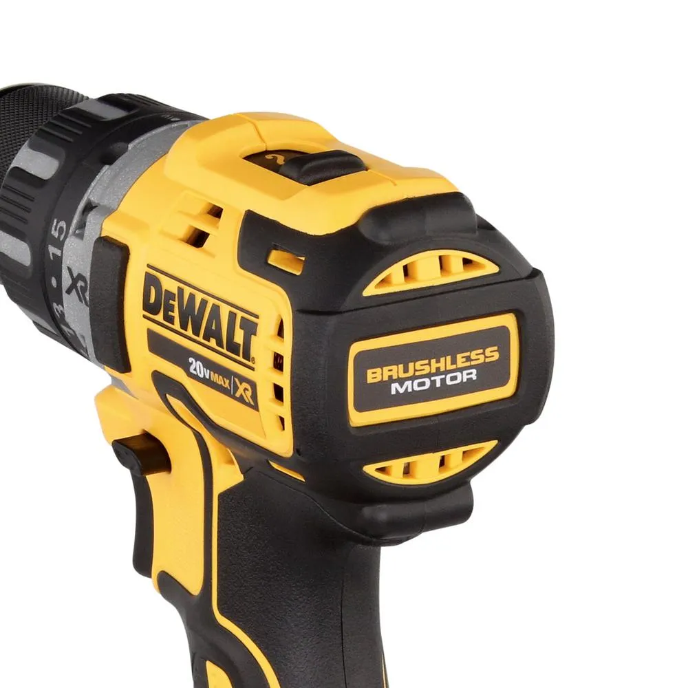 DEWALT 20-Volt MAX XR Lithium-Ion Brushless Cordless 1/2 in. Drill/Driver with 5 Ah Battery, Charger and Tool Bag, photo 8 of 11