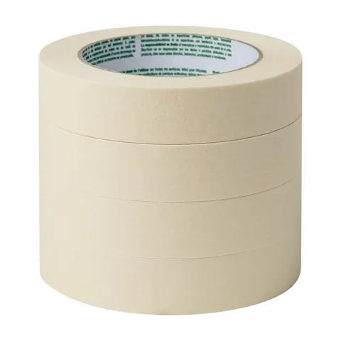 Brand General Purpose Masking Tape, 0.94 in x 55 yd, Beige, 4 Pack