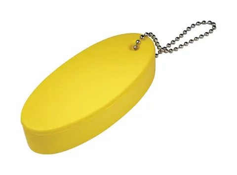 Foam/Metal Yellow Sporting Accessories Key Chain