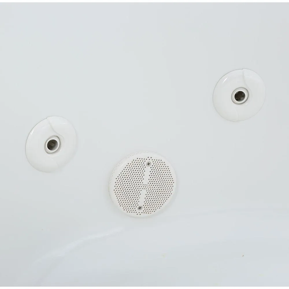 Cadet 60 in. x 42 in. Reversible Drain EverClean Whirlpool Tub in White, photo 10 of 13