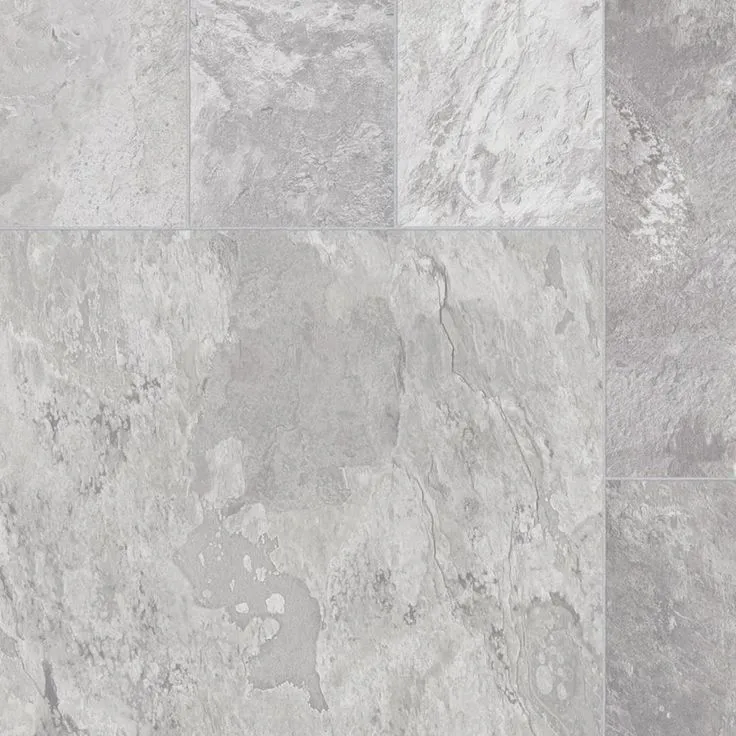 TrafficMASTER Broken Slate Neutral Residential/Commercial Vinyl Sheet, Sold by 13.2 ft. Wide x Custom Length, photo 6 of 7