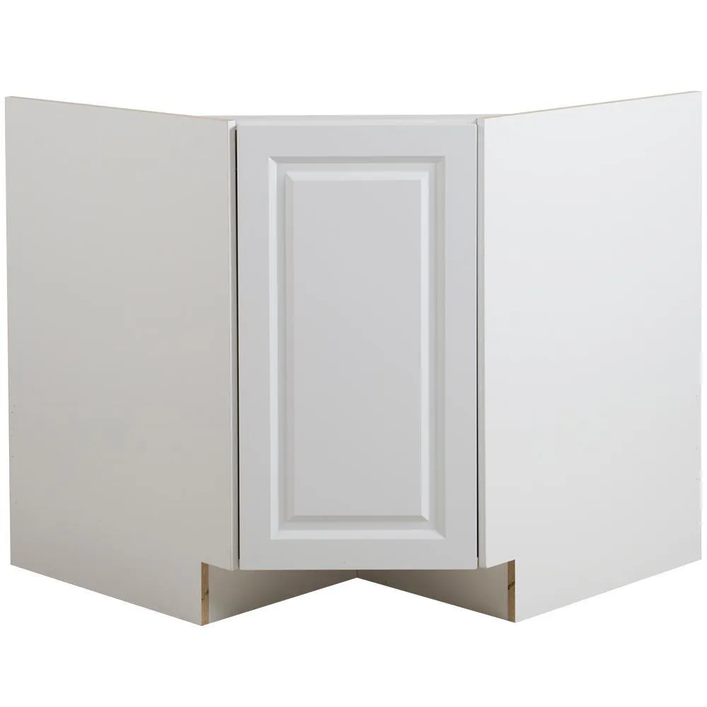 Benton Ready-to-Assemble 36 in. x 34.5 in. x 24.6 in. Corner Sink Base Cabinet in Amber, photo 10 of 10