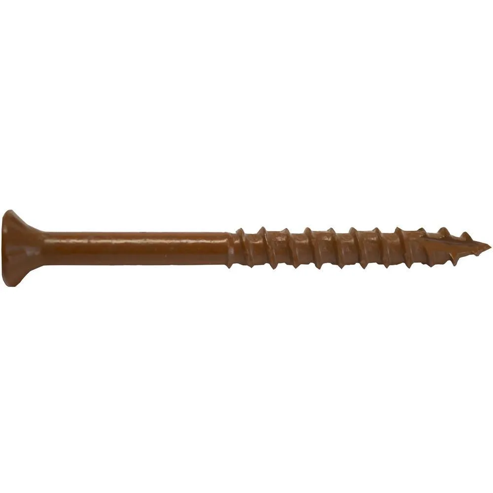 DECKMATE #9 x 3 in. Star Flat-Head Wood Deck Screws (5 lbs./Pack), photo 2 of 6
