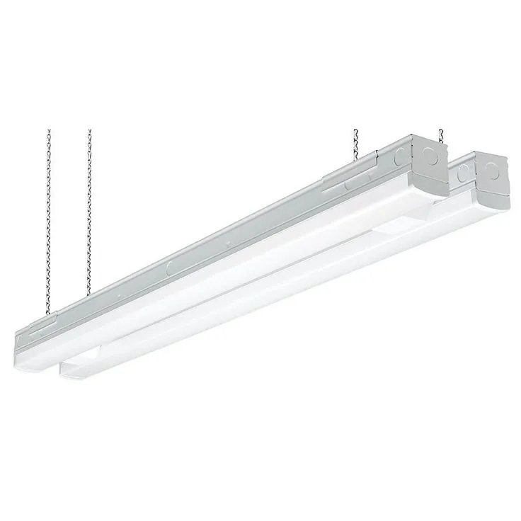8 ft. (Two 4 ft.) 440-Watt Equivalent Integrated LED White Commercial Strip Light Fixture High Output 11000 Lumens 4000K, photo 11 of 14