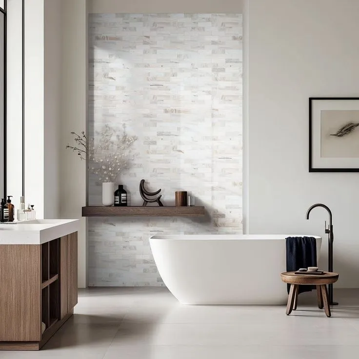 MSI Angora Subway 11.81 in x 11.81 in. x 10mm Polished Marble Mesh-Mounted Mosaic Tile (9.7 sq. ft. / case), photo 2 of 8