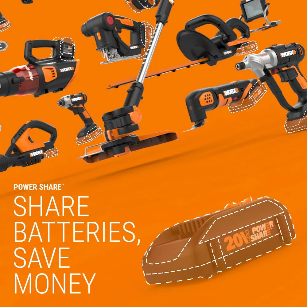 POWER SHARE 20-Volt Axis Cordless Reciprocating and Jig Saw (Tool Only), photo 13 of 13