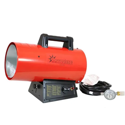 60,000 BTU Forced Air Propane Space Heater with Overheat Auto-Shutoff