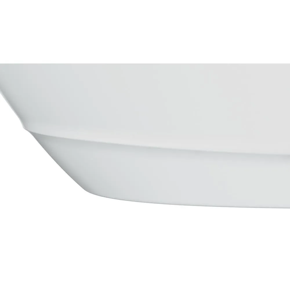 Universal Tubs Johanna 59 in. x 30 in. Acrylic Flatbottom Freestanding Soaking Bathtub in White, photo 6 of 13