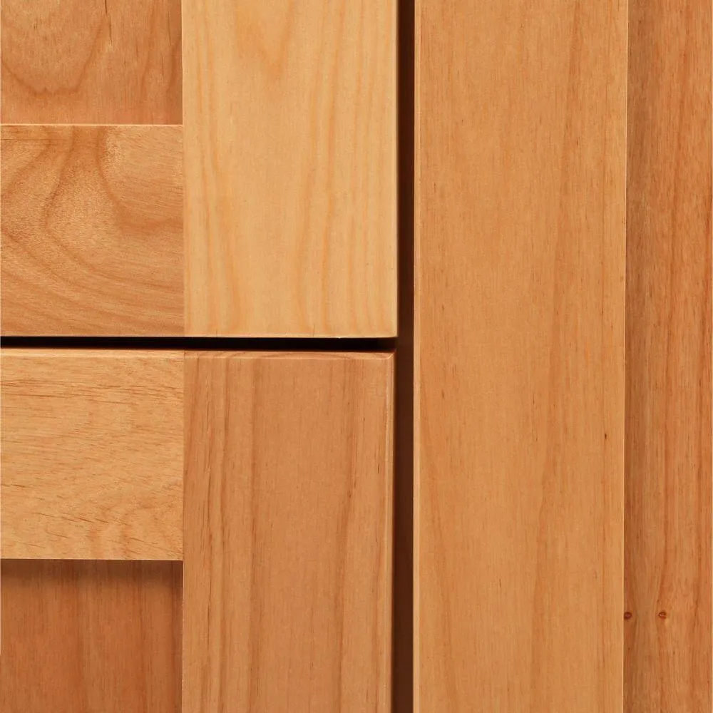 Shaker 60 in. W x 21 in. D x 34.5 in. H Vanity for Double Basins Cabinet Only in Natural Alder, photo 10 of 16