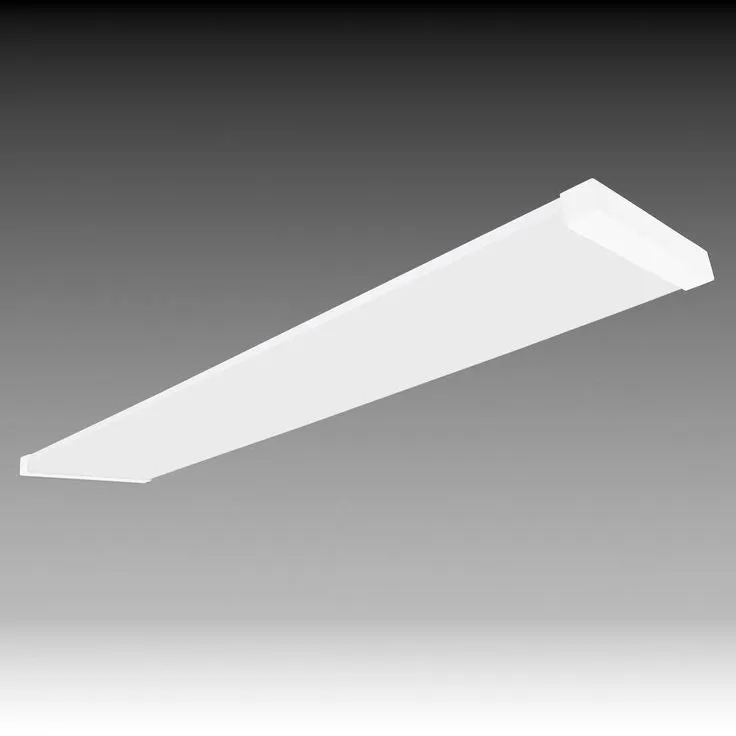 Commercial Electric 48 in. x 10 in. 4200 Lumens White End Caps Integrated LED Panel Light Selectable CCT Kitchen Lighting, photo 2 of 11