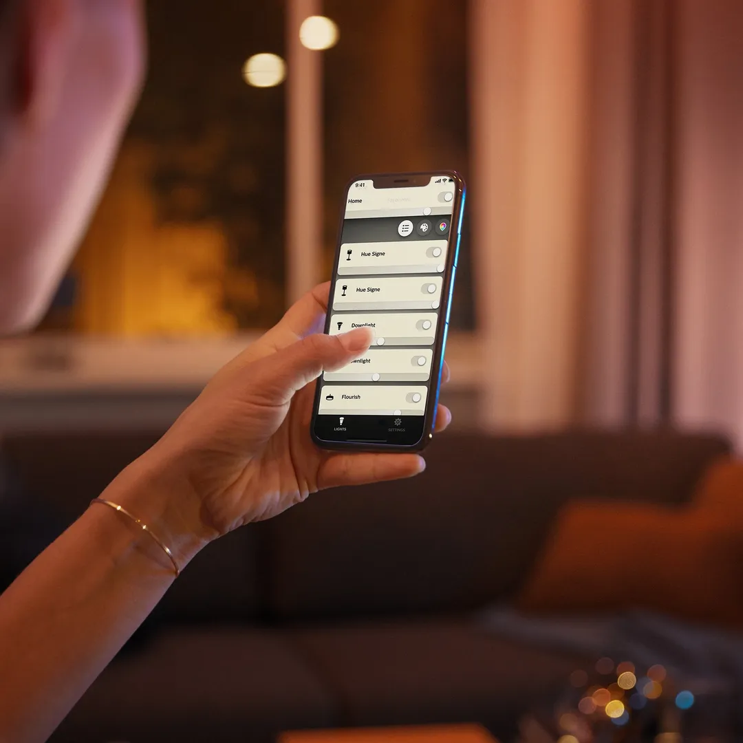 Philips Hue White Ambiance A19 LED Bulb, 60W Equivalent, Dimmable Smart Wireless, E26 Base, 800 Lumens, photo 4 of 5