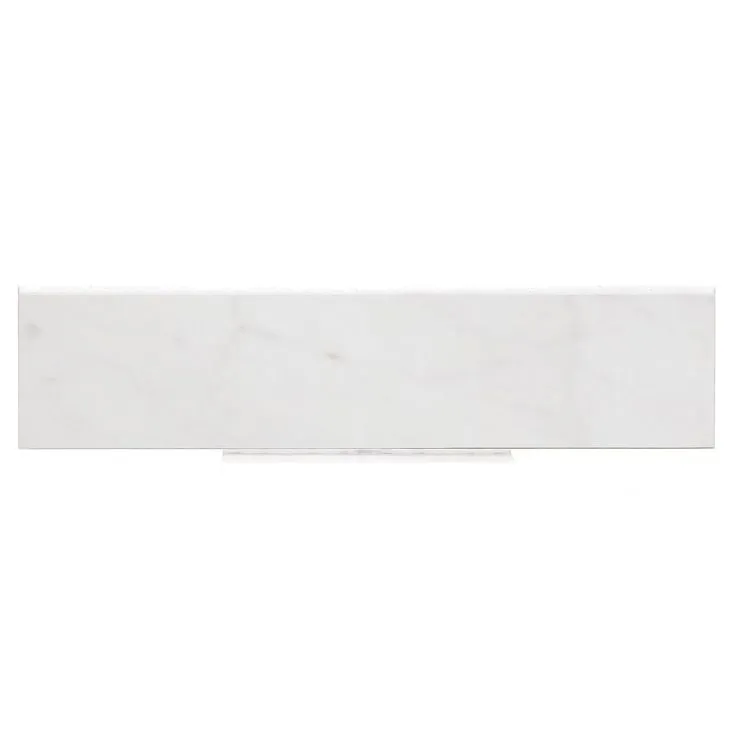 Style Selections Futuro White Porcelain Bullnose Tile (3-in x 12-in), photo 3 of 8