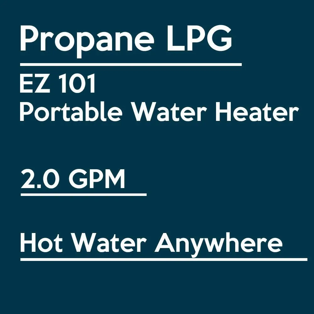101 2.0 GPM 42,500 BTU Propane Gas Portable Tankless Water Heater, photo 6 of 8