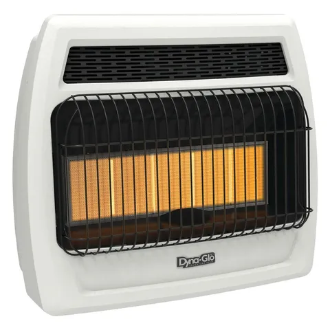 30,000 BTU Vent Free Infrared Liquid Propane Thermostatic Wall Heater