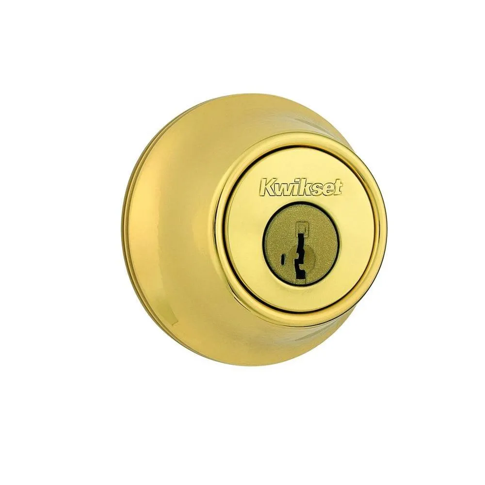 Kwikset 660 Series Satin Nickel Single Cylinder Deadbolt Featuring SmartKey Security with Microban Antimicrobial Technology, photo 10 of 12