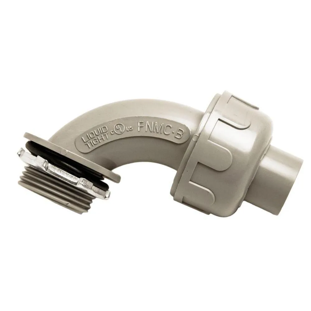 1/2 in. Liquidtight NM 90-Degree PVC Conduit Fitting Connector (5-Pack), photo 14 of 17