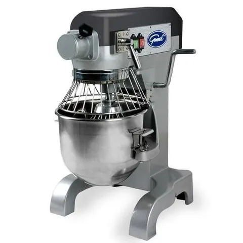 Commercial 10-Quart 3-Speed Stainless Steel Commercial Stand Mixer