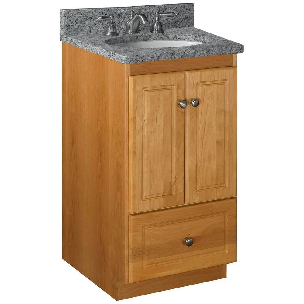 Ultraline 42 in. W x 21 in. D x 34.5 in. H Vanity Cabinet Only in Natural Alder, photo 35 of 39