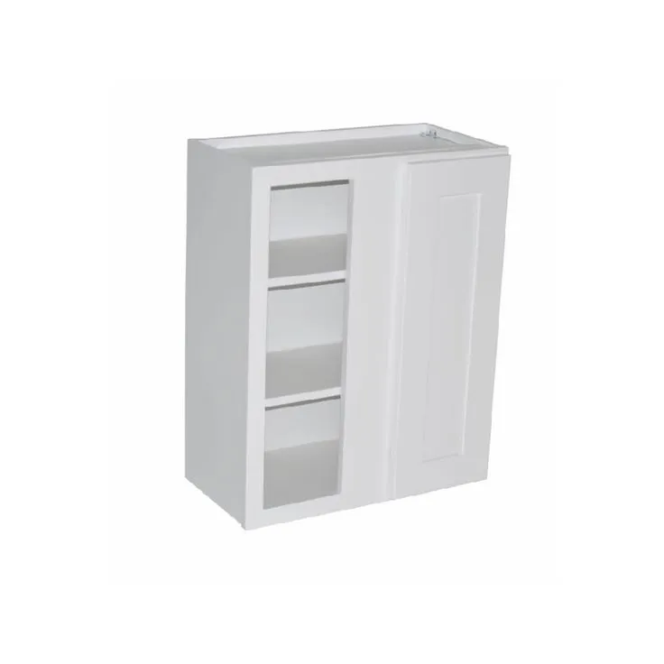 Brookings Plywood Ready to Assemble Shaker 24x30x12 in. 1-Door Blind Wall Kitchen Cabinet in White, photo 4 of 15