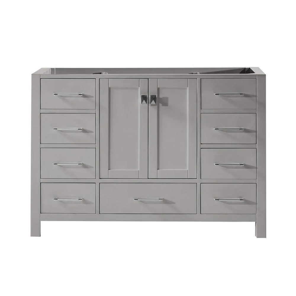 Caroline Avenue 48 in. W Bath Vanity Cabinet Only in Gray, photo 8 of 24