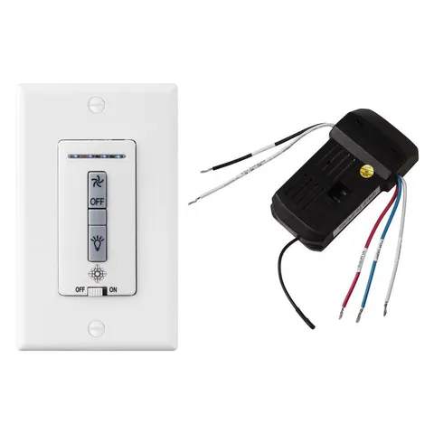 4-Speed Wall-Mount Ceiling Fan Switch and Receiver