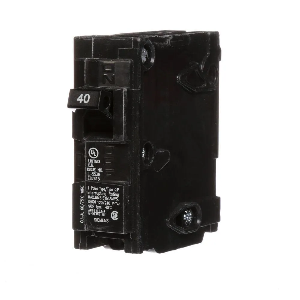 Siemens 20 Amp Single-Pole Type QP Circuit Breaker, photo 11 of 14
