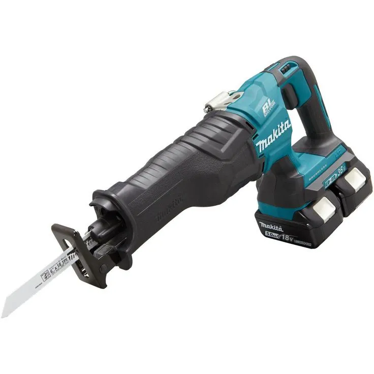 Makita 18-Volt X2 LXT Lithium-Ion (36-Volt) Brushless Cordless Reciprocating Saw Kit (5.0Ah) with 2 Batteries 5.0Ah and Charger, photo 3 of 11
