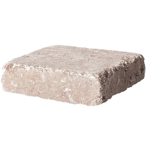 RumbleStone Square 7 × 7 × 1.75 in Cafe Concrete Paver