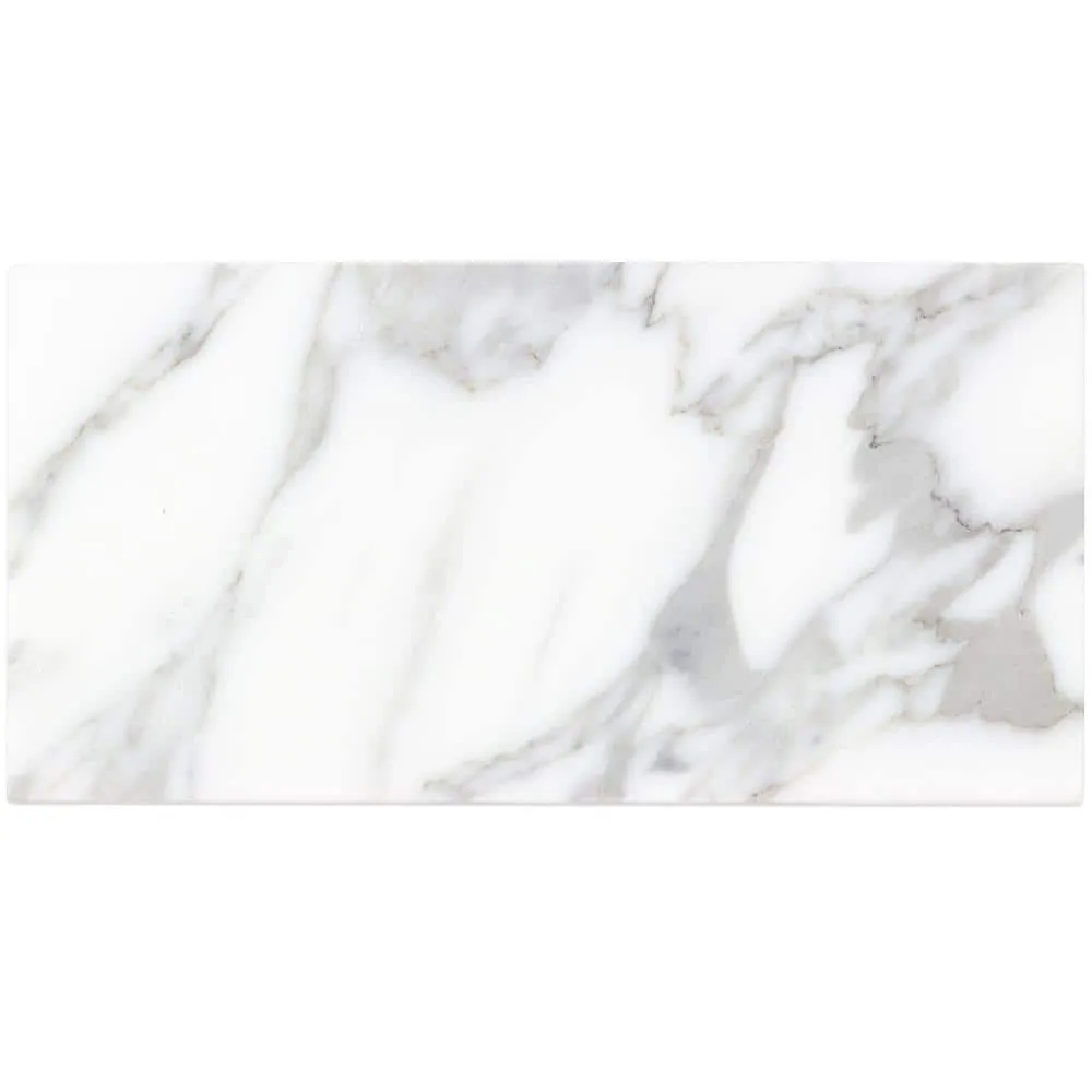 Ivy Hill Tile Calacatta 4 in. x 8 in. x 9mm Polished Marble Subway Tile (25 pieces / 5.55 sq. ft. / box), photo 8 of 8