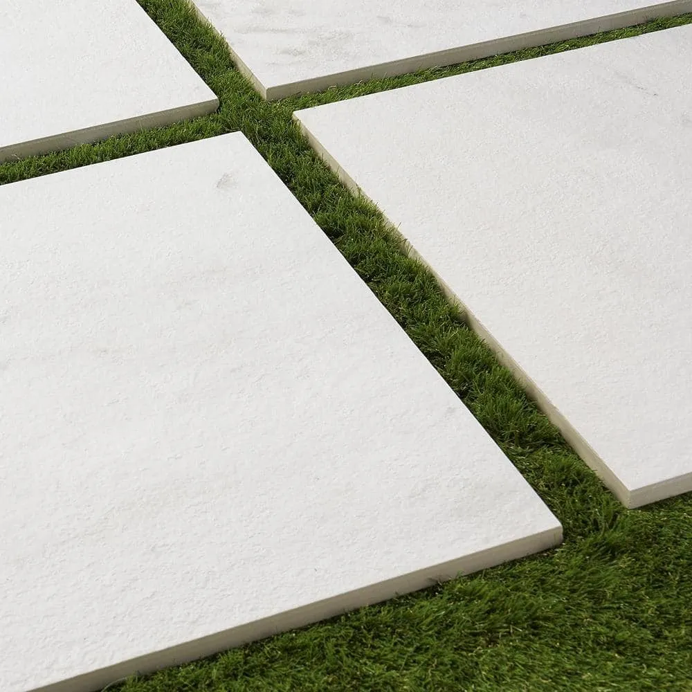 Ivy Hill Tile Hercules Calacatta 23.74 in. x 23.74 in. x 0.78 in. Textured Porcelain Floor Paver Tile (8.03 sq. ft./Case), photo 9 of 9