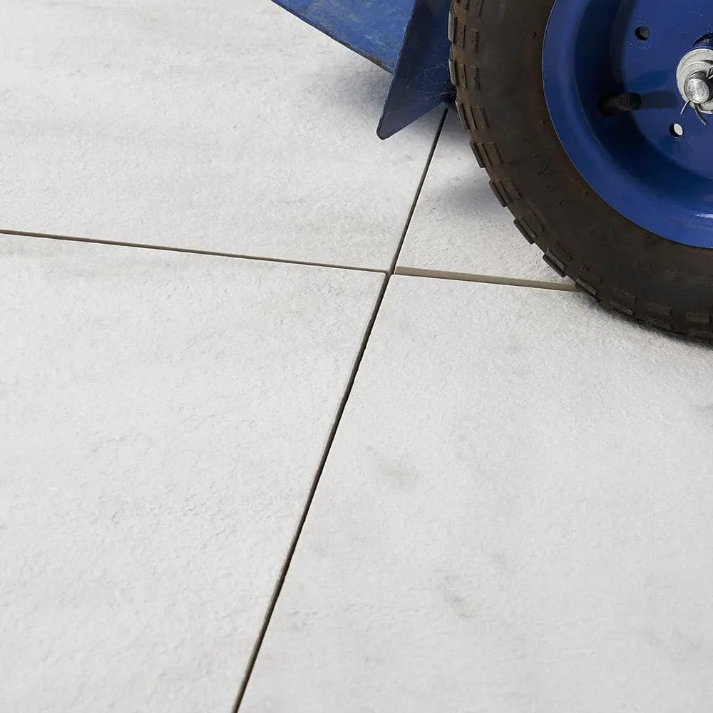 Ivy Hill Tile Hercules Calacatta 23.74 in. x 23.74 in. x 0.78 in. Textured Porcelain Floor Paver Tile (8.03 sq. ft./Case), photo 7 of 9