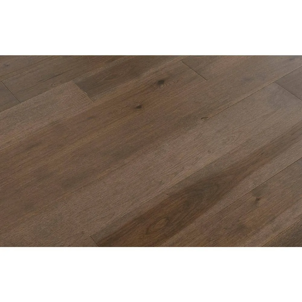 ASPEN FLOORING Cannon Hickory 1/2 in. T x 7.5 in. W Water Resistant Wire Brushed Engineered Hardwood Flooring (31.09 sqft/case), photo 6 of 12