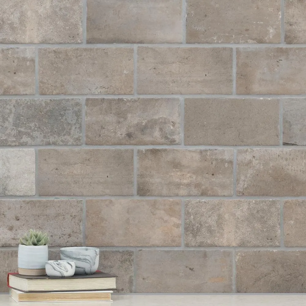 MS International Capella Taupe Brick 5 x 10 Matte Porcelain Floor and Wall Tile (Case), photo 2 of 8