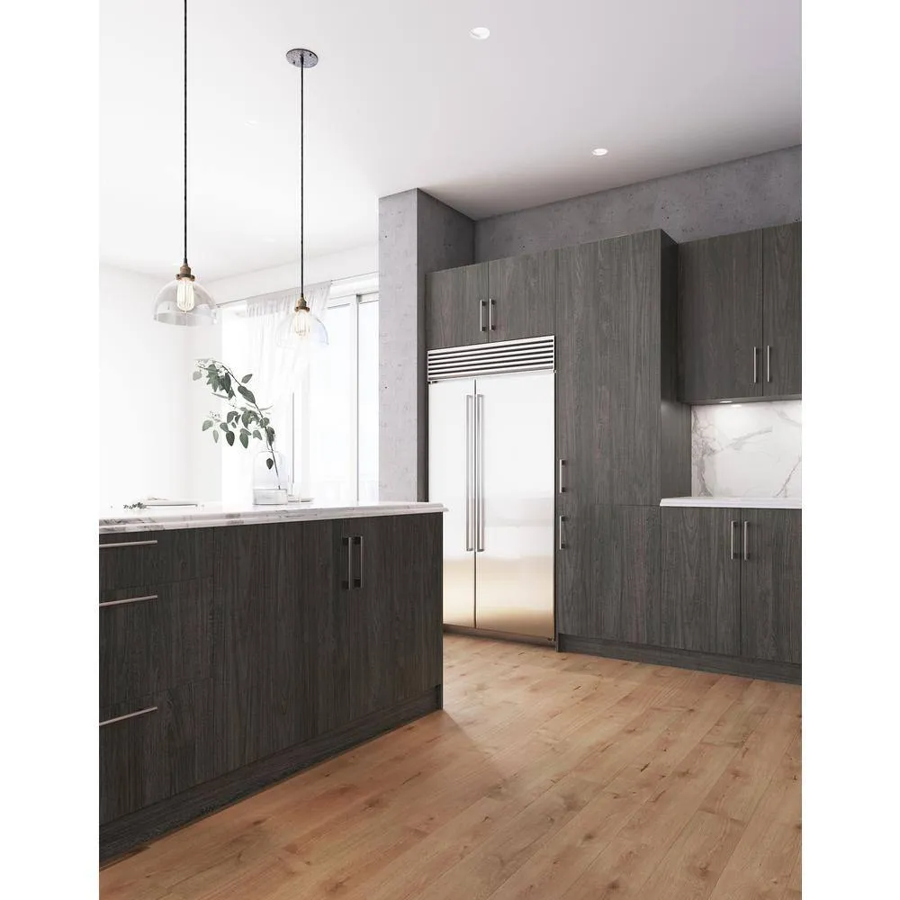 Cambridge Quick Assemble Modern Style, Carbon Marine 36 x 36 in. Blind Wall Kitchen Cabinet (36 in. W x 12 in. D x 36 in. H), photo 2 of 6